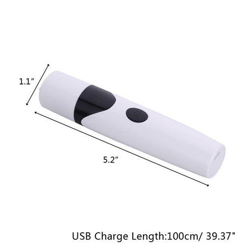 Rechargeable Dog Nail Grinder – Quiet Electric Pet Nail Trimmer for Dogs & Cats