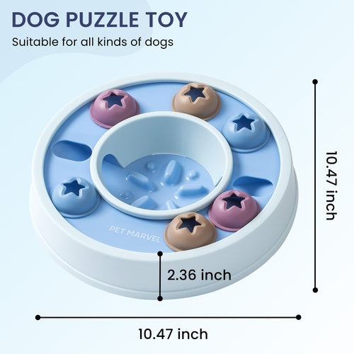 Interactive Puzzle Dog Toy – Level 1-3 Mental Stimulation Enrichment Game