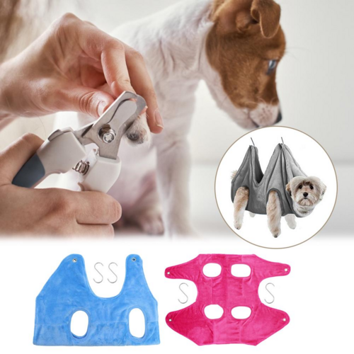 Pet Grooming Hammock Harness – Breathable Hanging Restraint Bag for Dogs & Cats