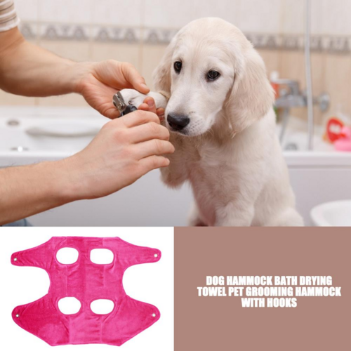 Pet Grooming Hammock Harness – Breathable Hanging Restraint Bag for Dogs & Cats