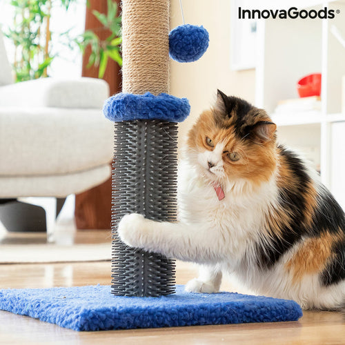 Interactive Cat Scratcher with Rolling Ball