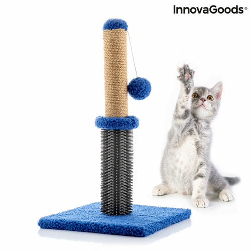Interactive Cat Scratcher with Rolling Ball