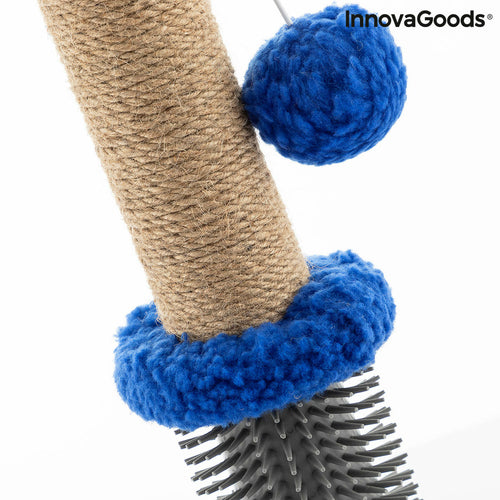 Interactive Cat Scratcher with Rolling Ball