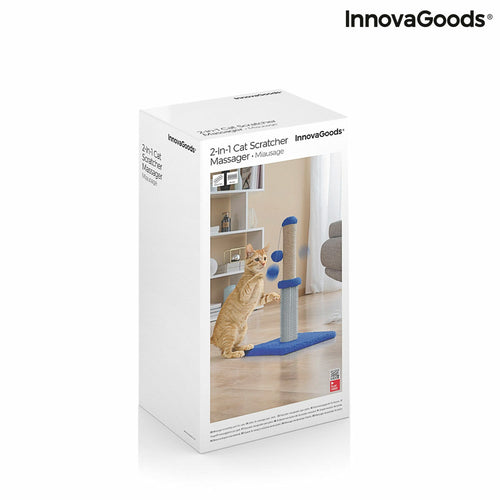 Interactive Cat Scratcher with Rolling Ball