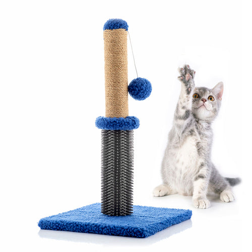 Interactive Cat Scratcher with Rolling Ball