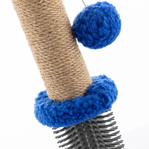 Interactive Cat Scratcher with Rolling Ball
