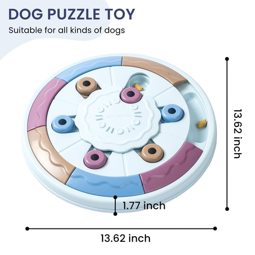 Interactive Puzzle Dog Toy – Level 1-3 Mental Stimulation Enrichment Game