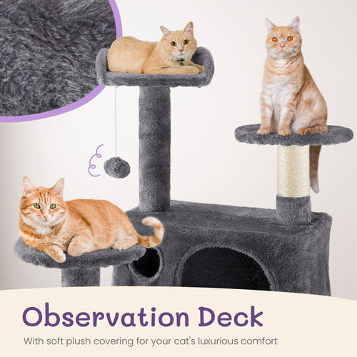 LuneluX Vertical Cat Lounge with Scratching Areas