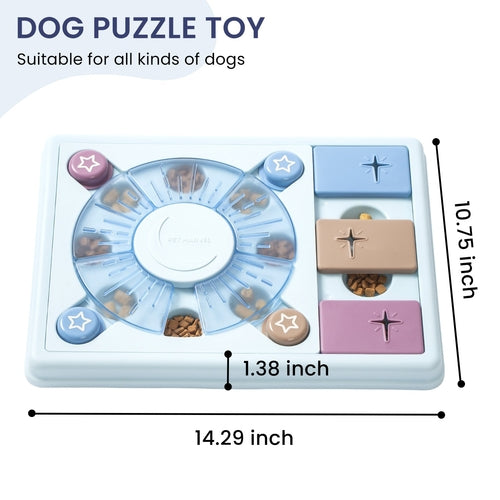 Interactive Puzzle Dog Toy – Level 1-3 Mental Stimulation Enrichment Game