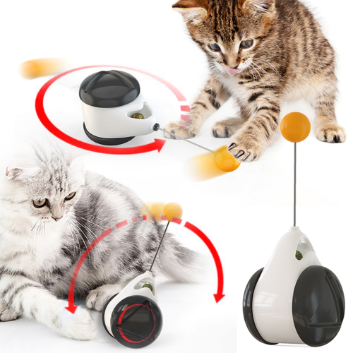 Tumbler Rolling Ball Cat Toy - Interactive Swinging Toy
