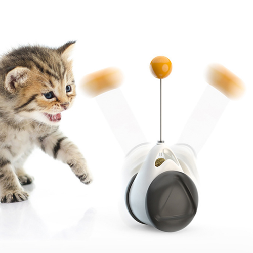 Tumbler Rolling Ball Cat Toy - Interactive Swinging Toy