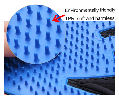Pet Hair Remover Grooming Gloves – Deshedding Brush Mitt for Dogs & Cats