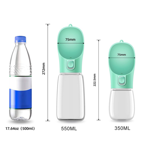 Portable Pet Travel Water & Food Dispenser – Outdoor Feeder Bowl for Dogs & Cats