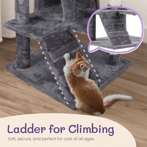 LuneluX Vertical Cat Lounge with Scratching Areas