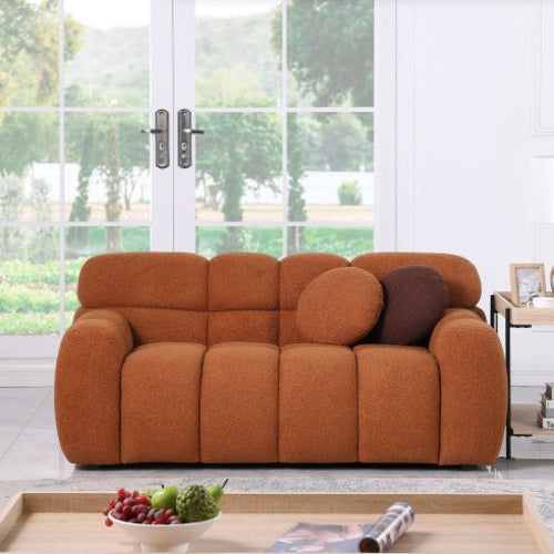 LuneluX_Home – 65" Bouclé Marshmallow Sofa | U.S. Comfort Edition