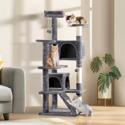 LuneluX Vertical Cat Lounge with Scratching Areas